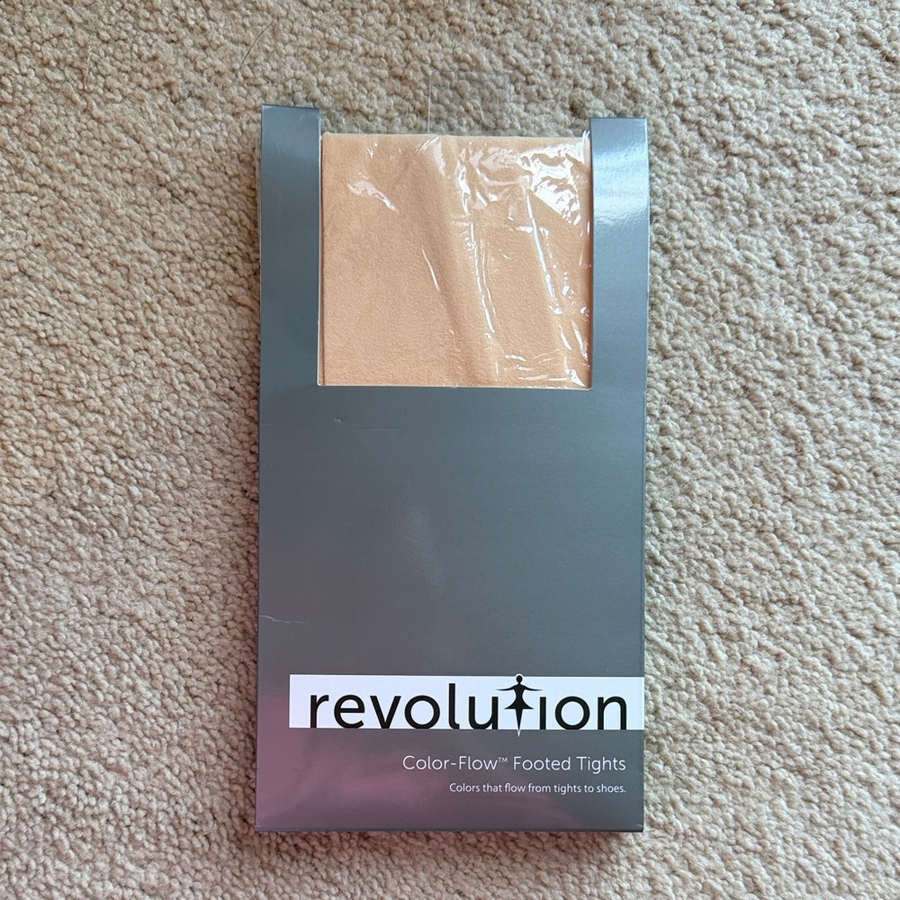 Revolution Beige Footed Tights